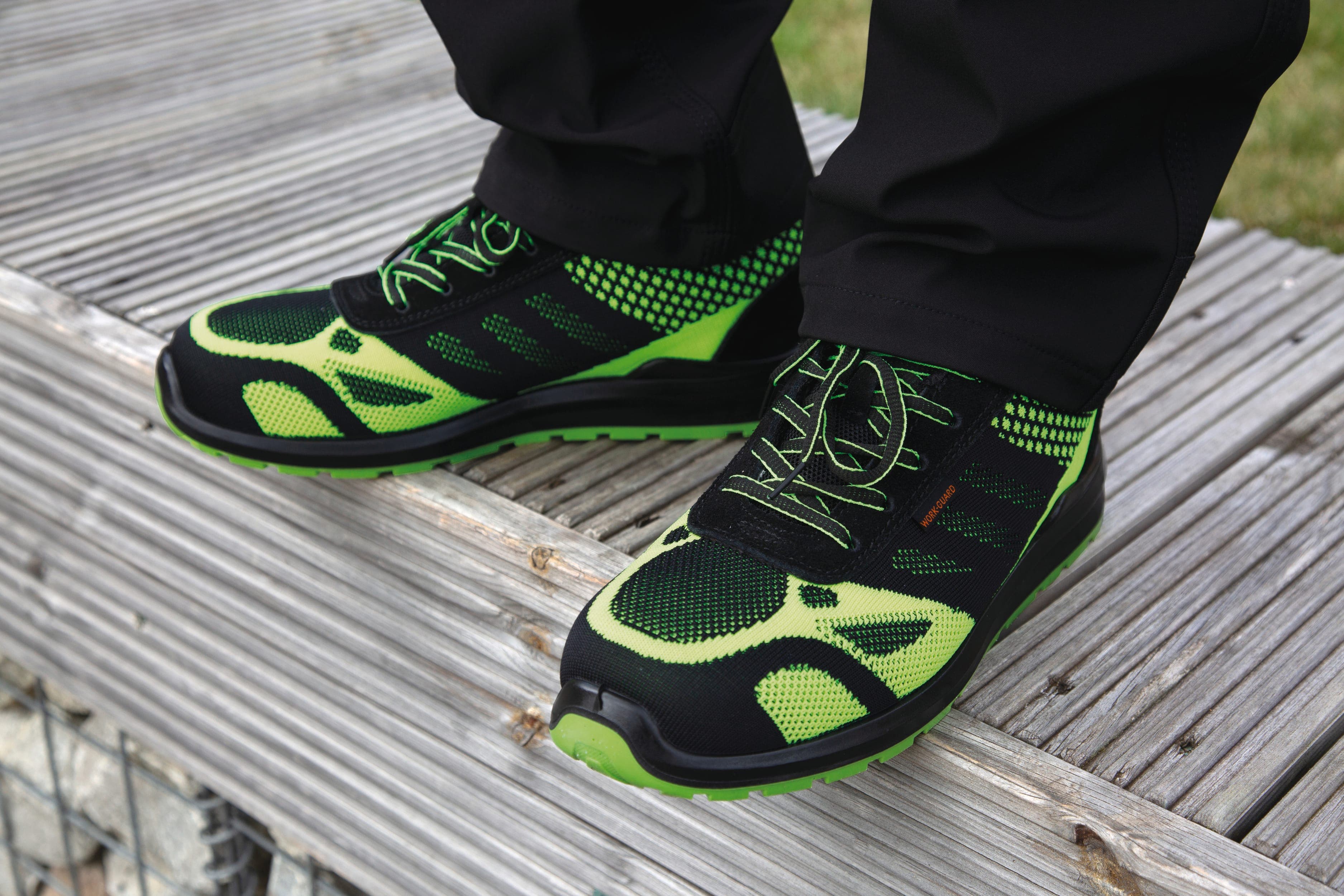 Chaussures de sécurité Flyknit en situation