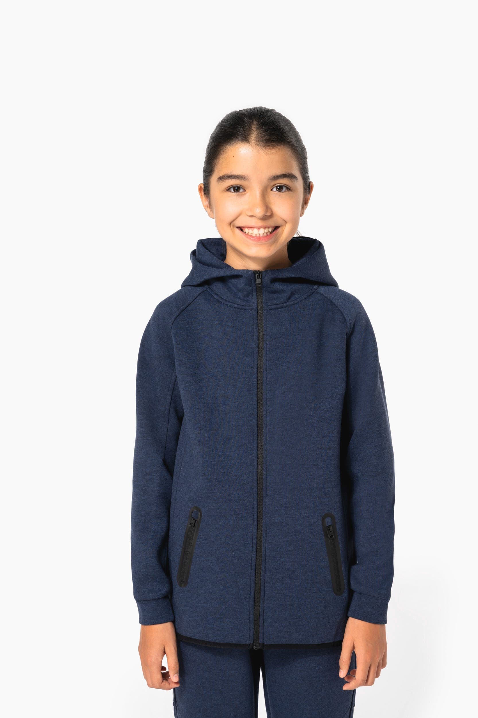 Veste à capuche performance enfant en situation