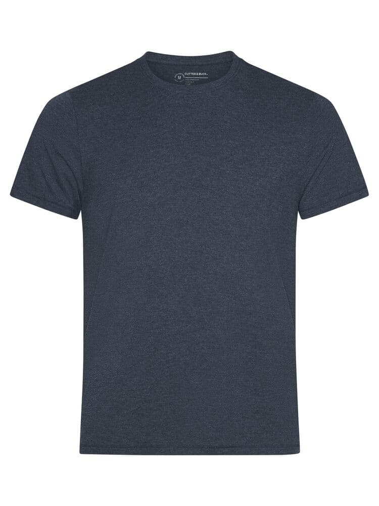 Pull col rond Cutter & Buck Manzanita homme coloris Marine chiné