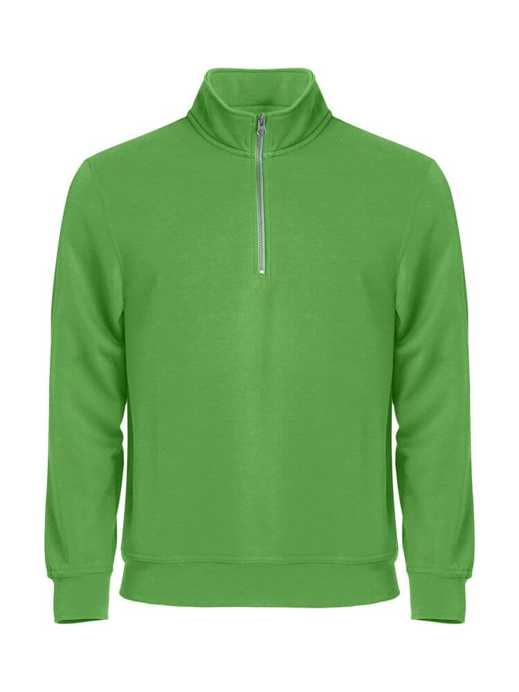 Clique Basic Half Zip coloris Vert pomme