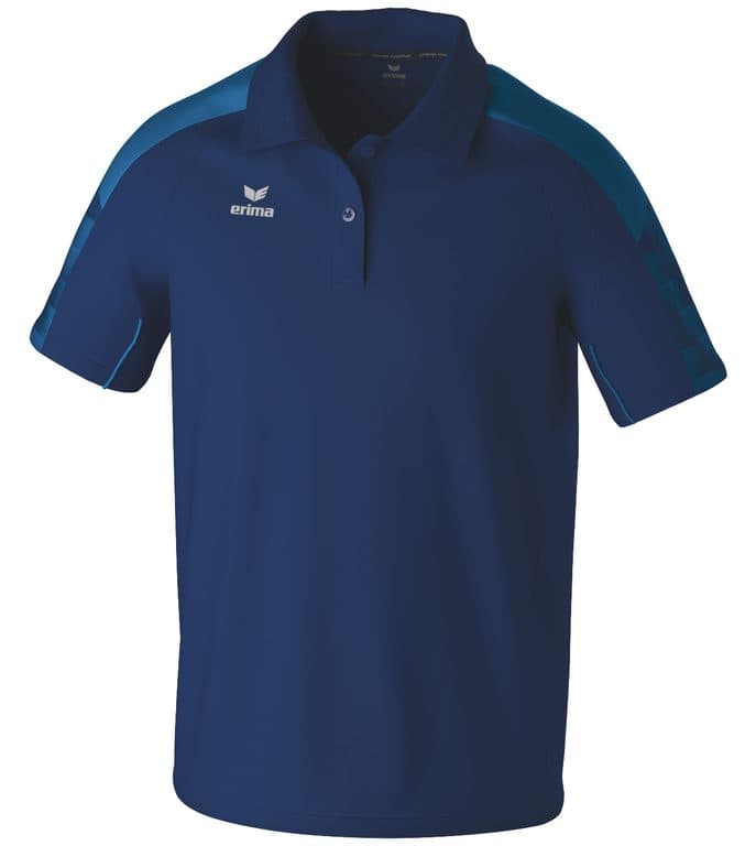 Polo EVO STAR coloris Marine / Bleu Mykonos