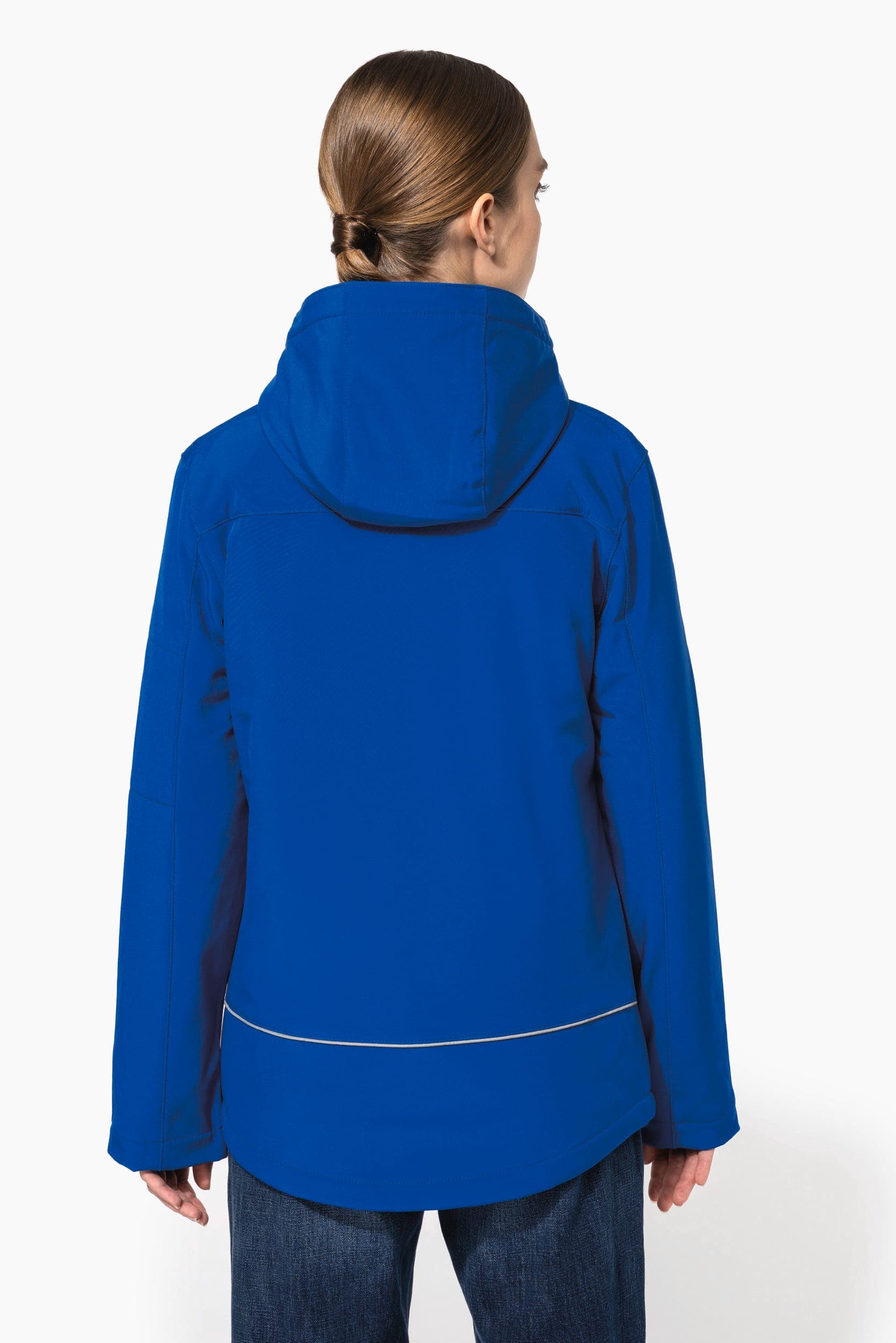 Parka softshell doublée capuche femme en situation