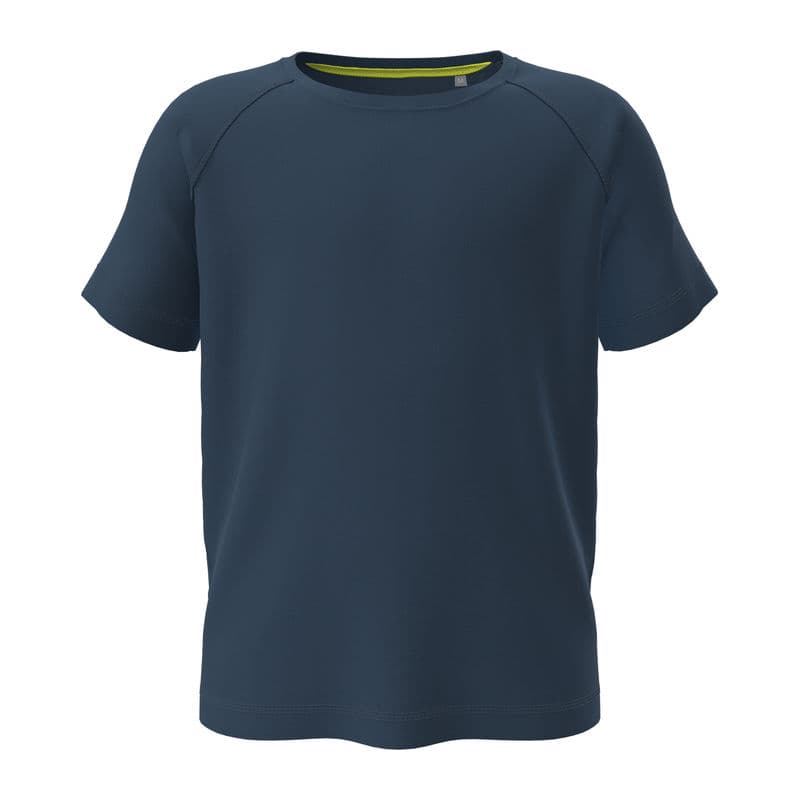 Mesh Raglan Kids' T-shirt coloris Bleu marine