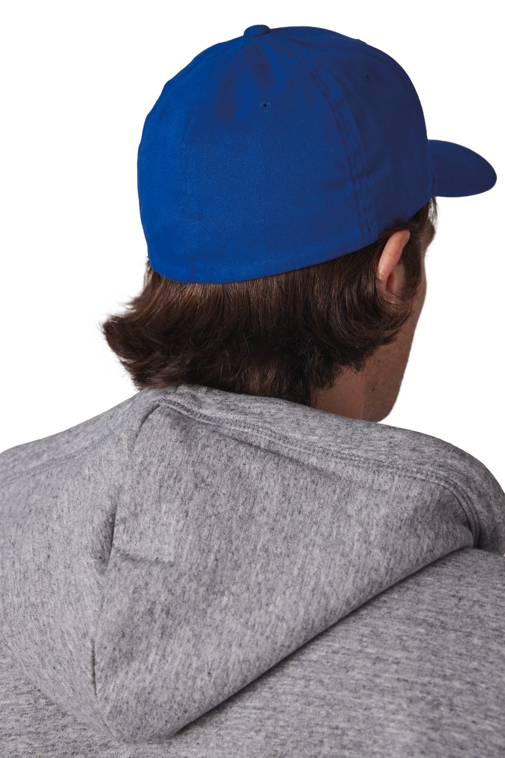 Casquette Flexfit coton brossé - 6 panneaux en situation