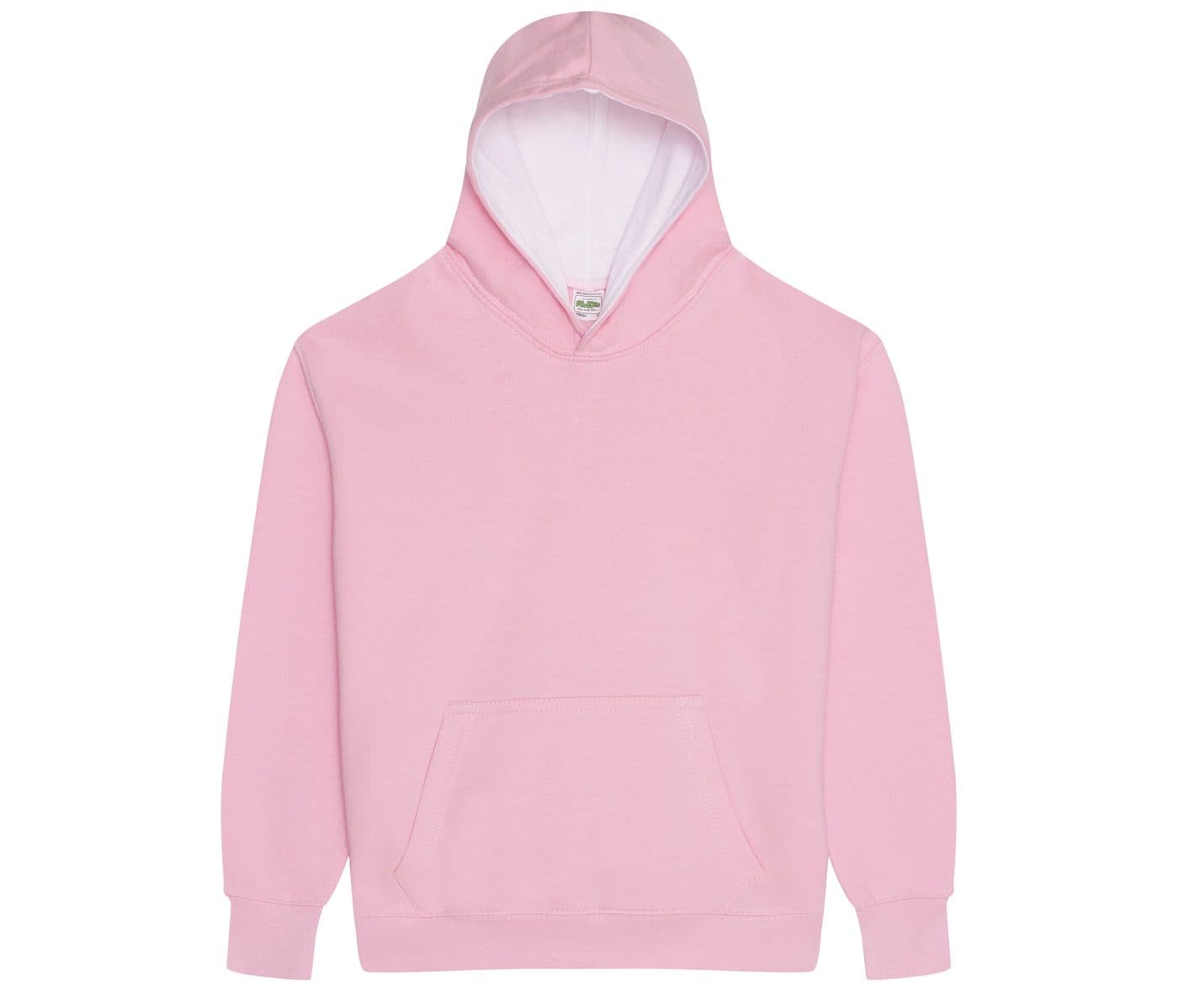 KIDS VARSITY HOODIE coloris Rose layette / Blanc arctique