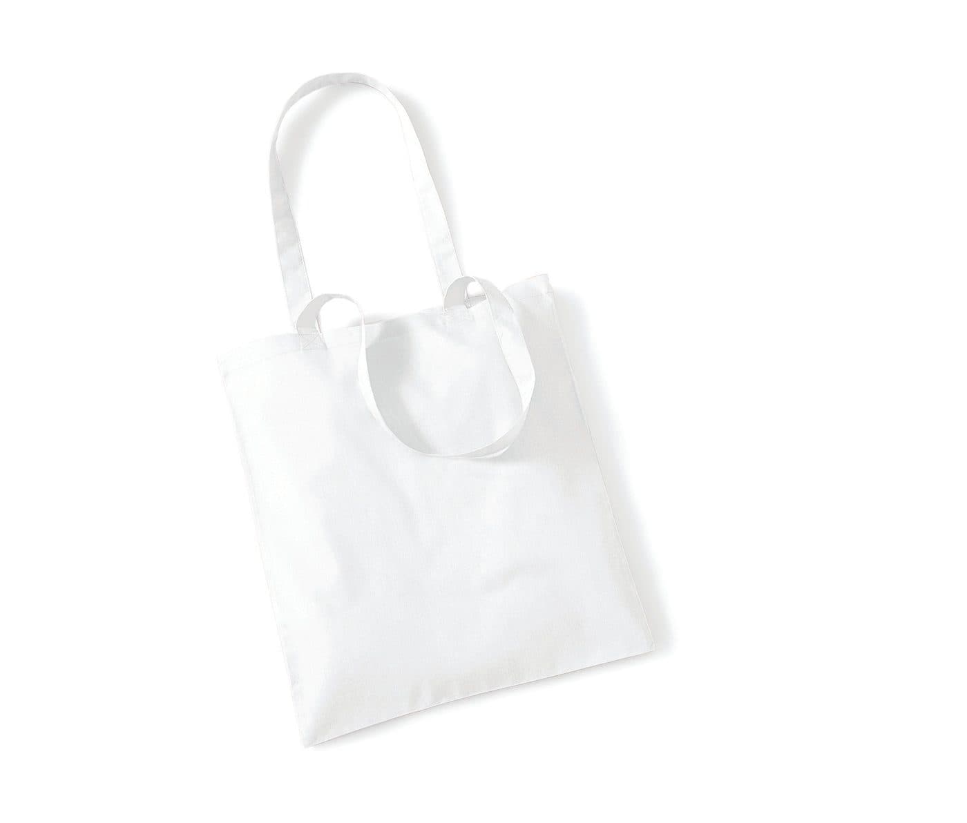 LARGE HANDLE BASIC SHOPPER coloris Blanc