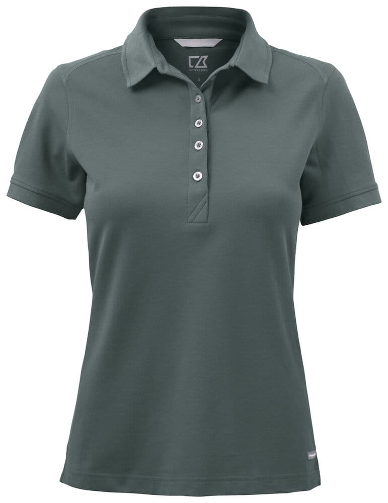 Polo Cutter & Buck Advantage femme coloris Gris pistolet