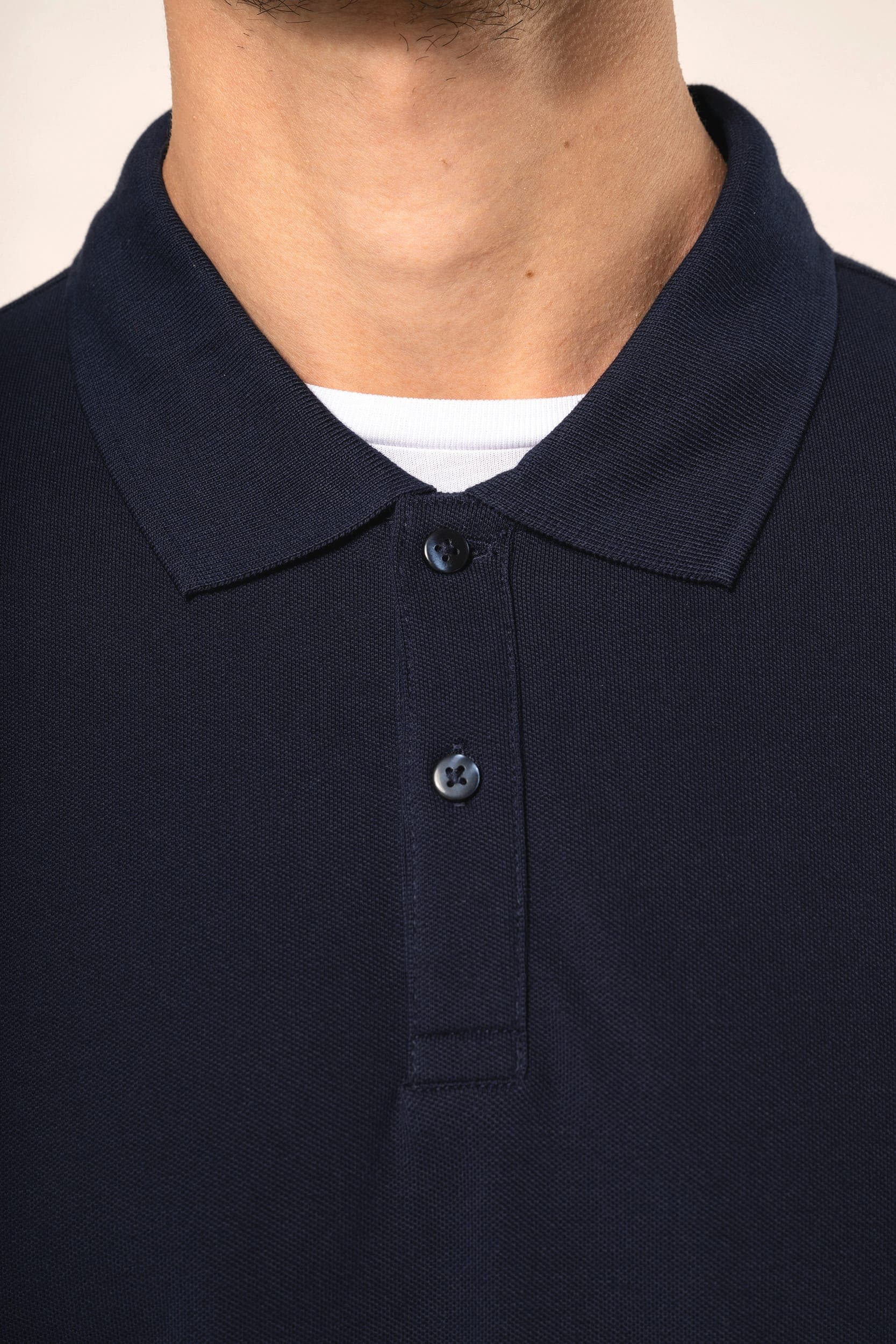 Polo Supima® manches longues homme en situation