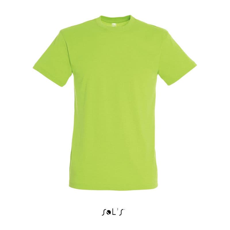SOL'S REGENT UNISEX ROUND COLLAR T-SHIRT coloris Vert citron
