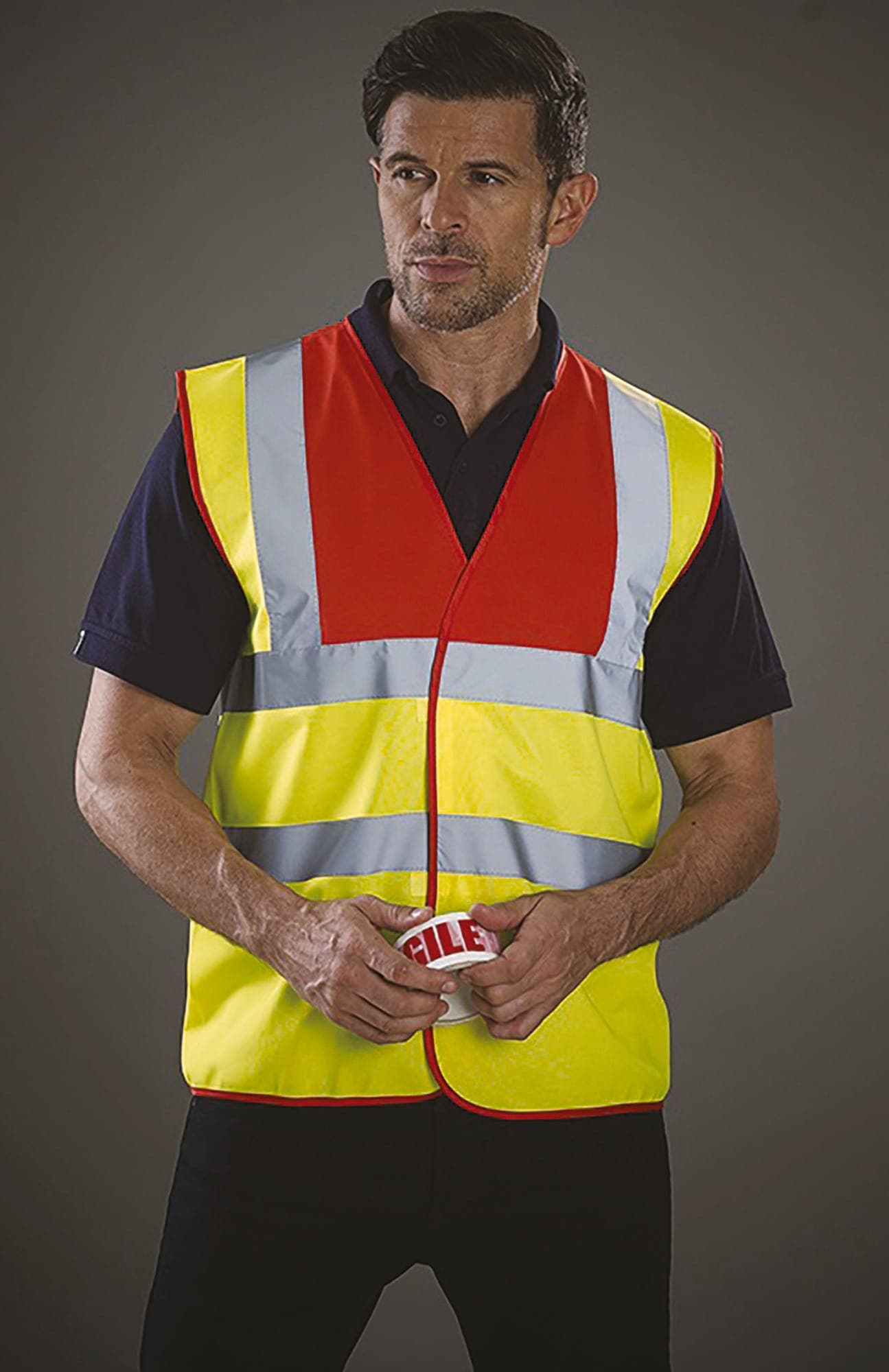 Gilet haute visibilité en situation