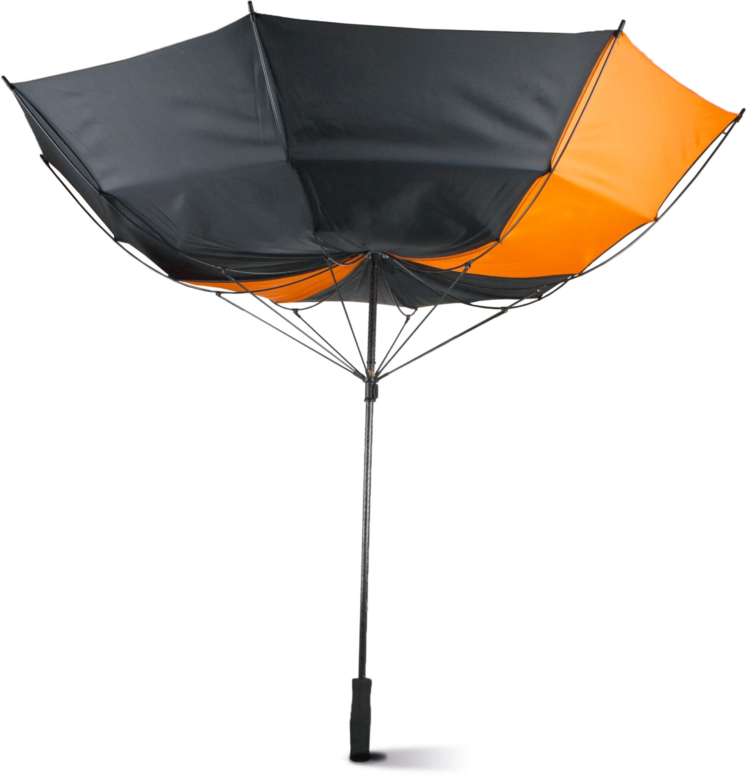 Parapluie tempête en situation