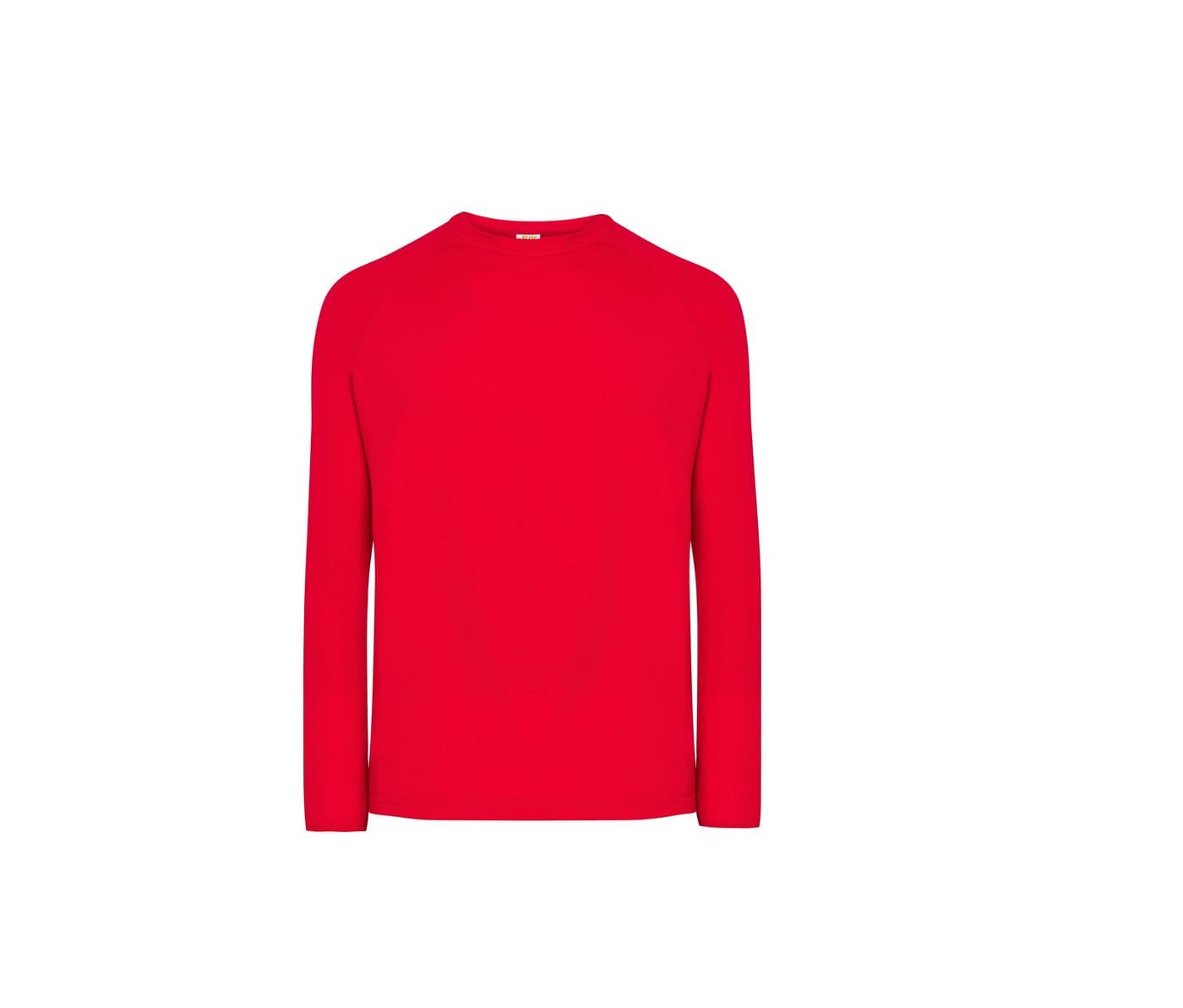 MAN LONG SLEEVE SPORT T-SHIRT coloris Rouge