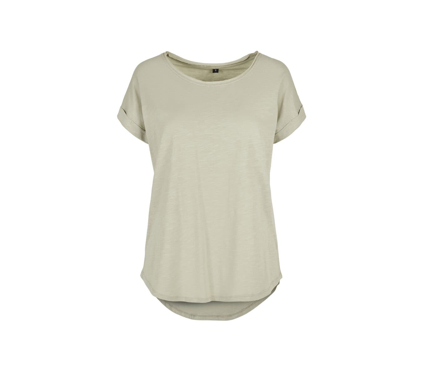 LADIES LONG SLUB TEE coloris Sauge doux