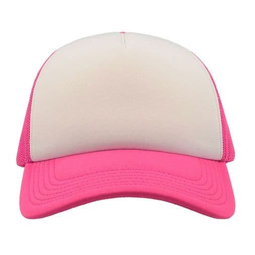 RAPPER CAP coloris Fluo fuchsia / Blanc