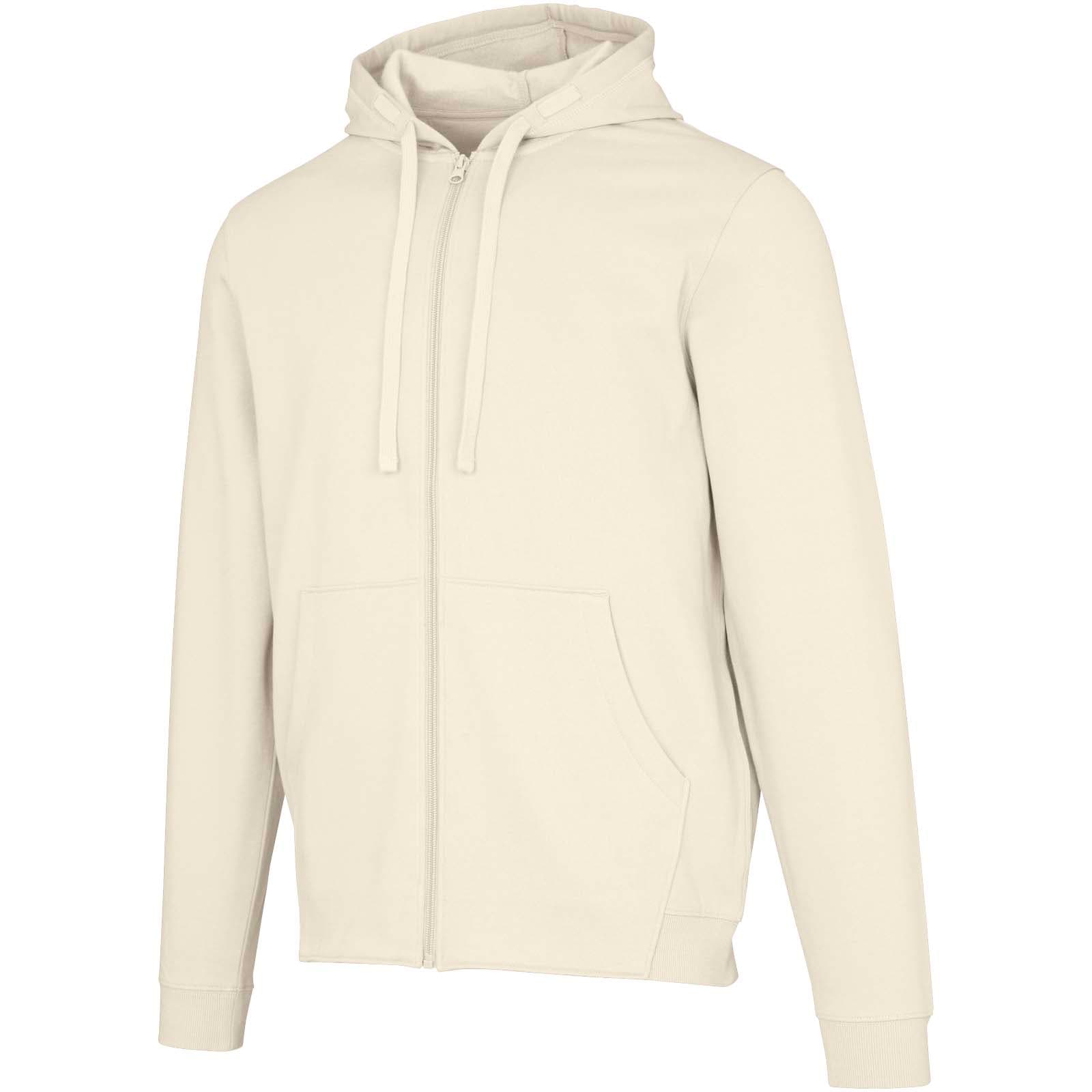 Sweat à capuche unisexe recyclé biologique certifié OCS de 280 g/m² Jasper coloris Grès