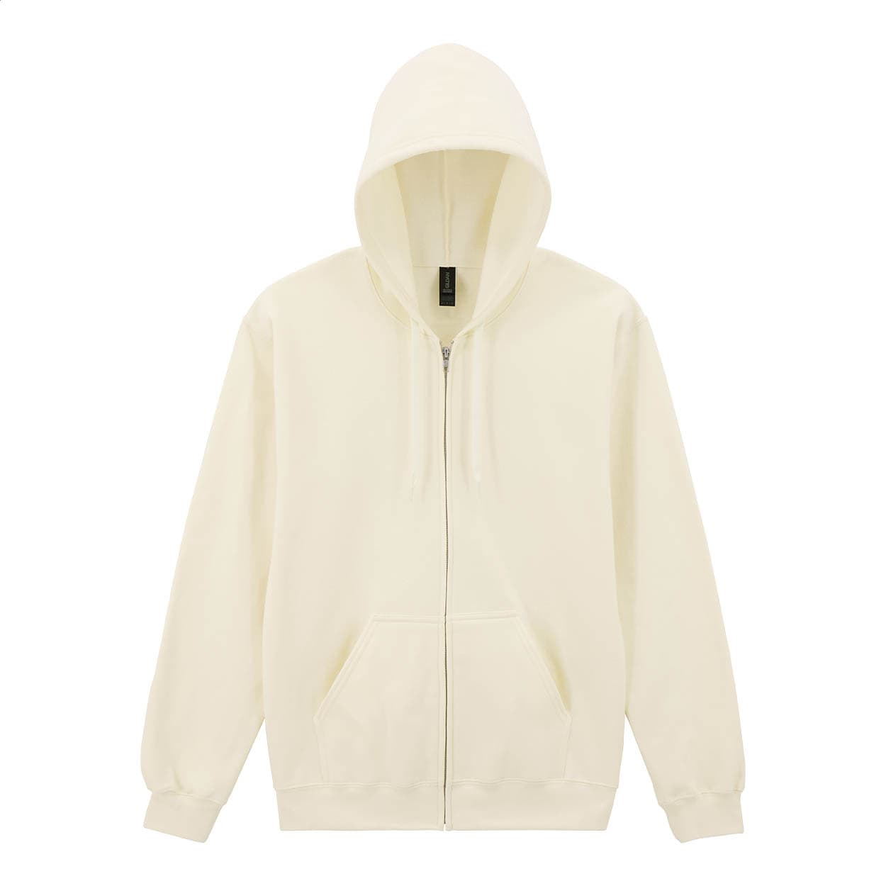 Sweat-shirt à capuche zippé coloris Naturelle