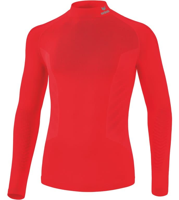 LONGSLEEVE AVEC COL MONTANT ATHLETIC coloris Rouge