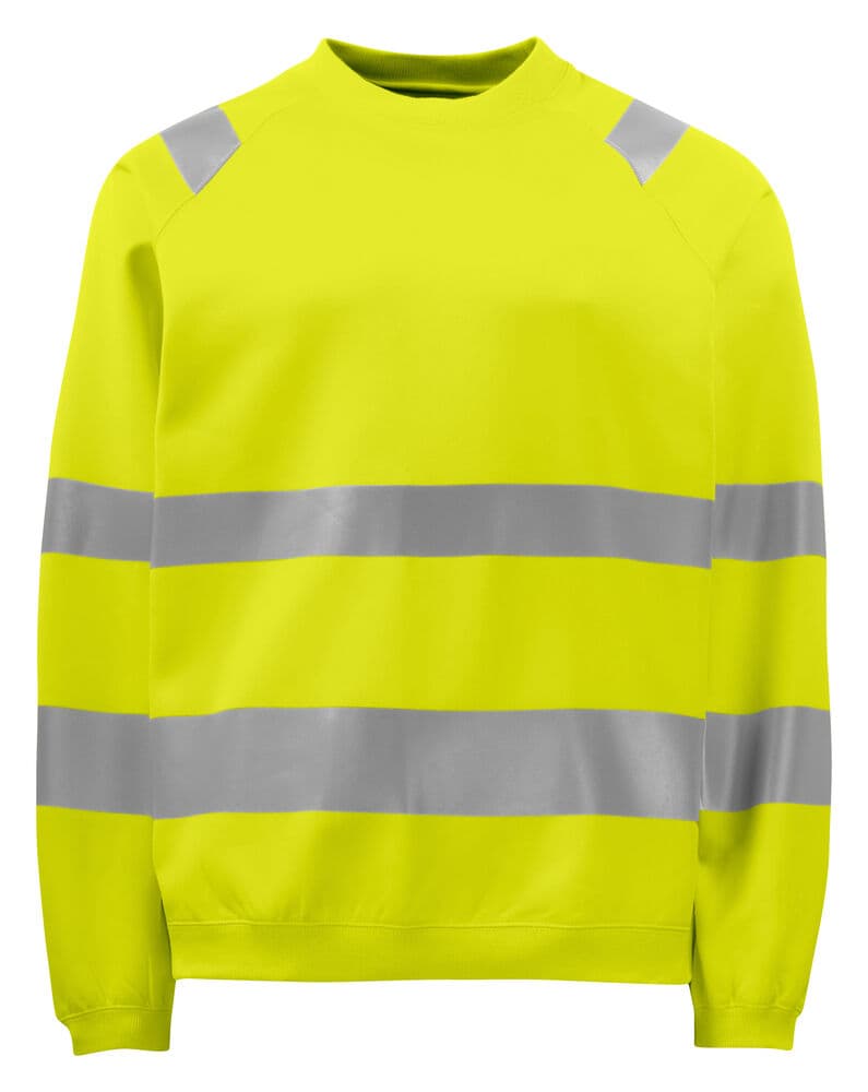 6106 SWEAT-SHIRT SIGNALISATION COL ROND EN ISO 20471 CLASSE 3 coloris Jaune