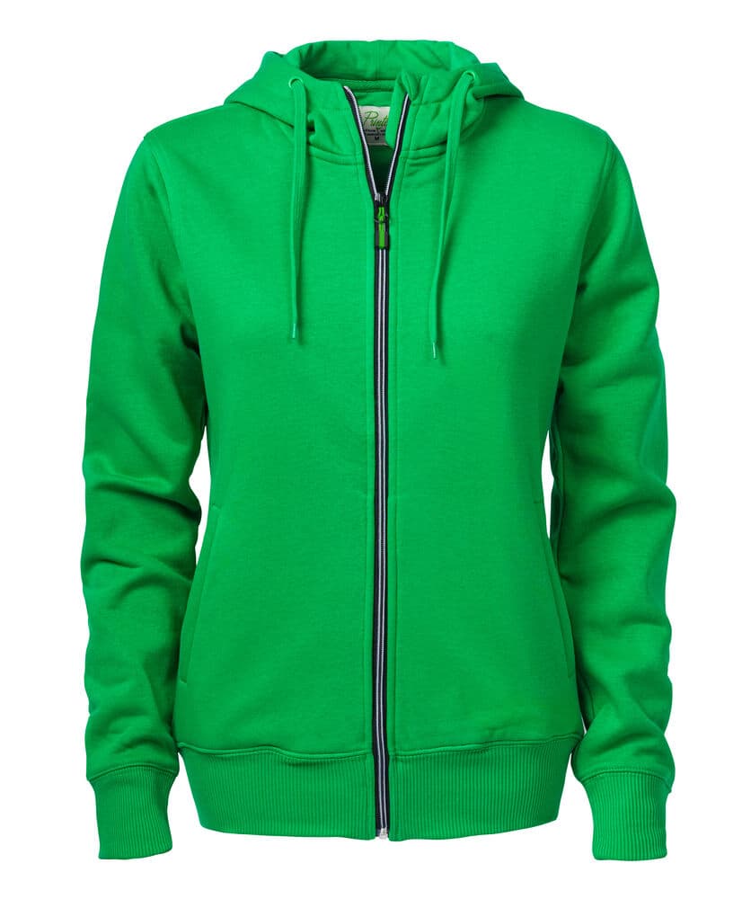Sweat-shirt Fermeture Complète Femmes coloris Vert Pomme