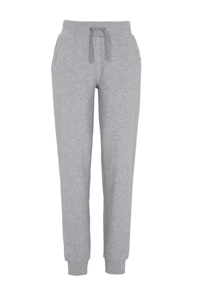 F. PANTALON TERRY FEMME coloris Gris Mélange
