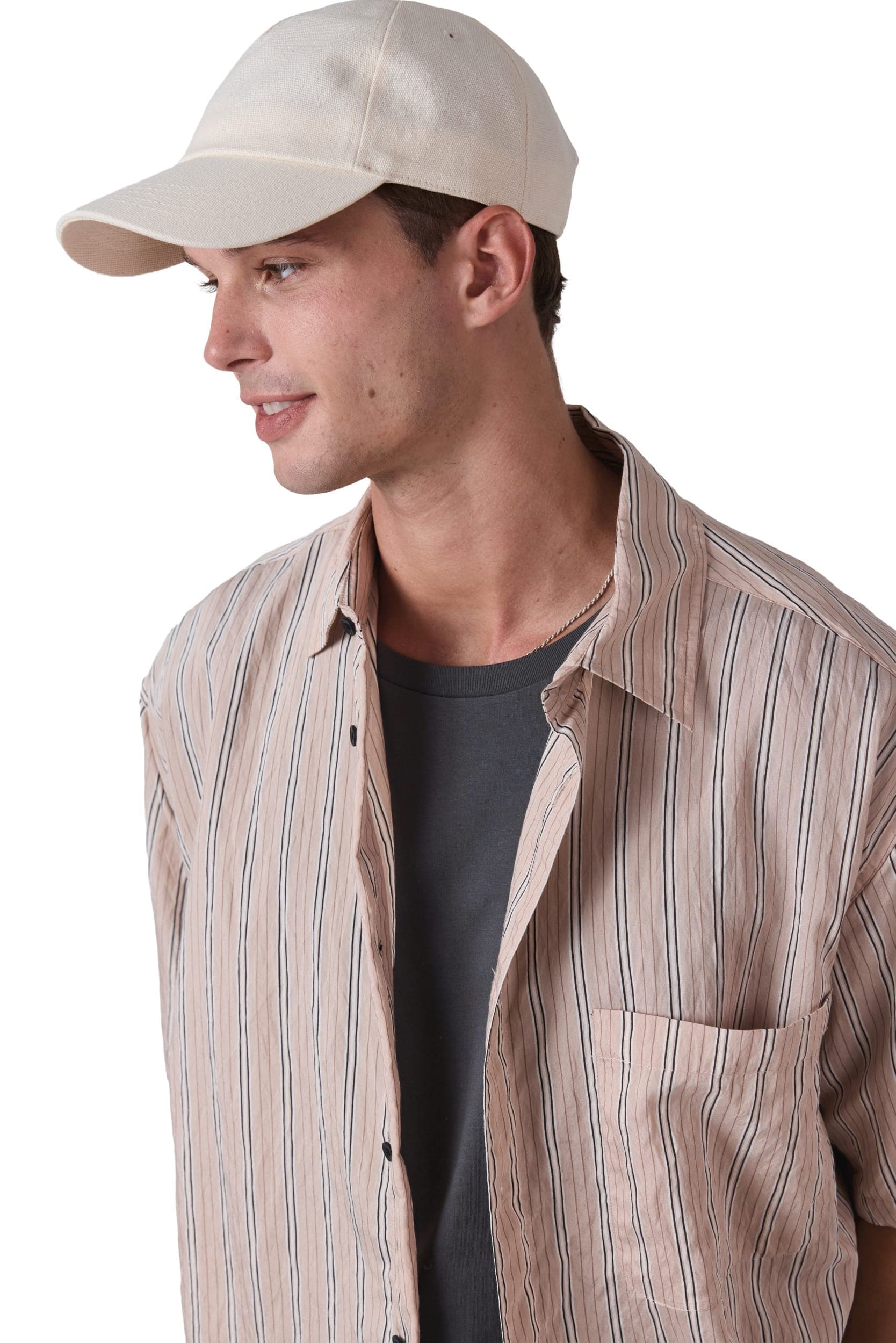 Casquette en toile de coton 5 panneaux - K-up Gold Label en situation