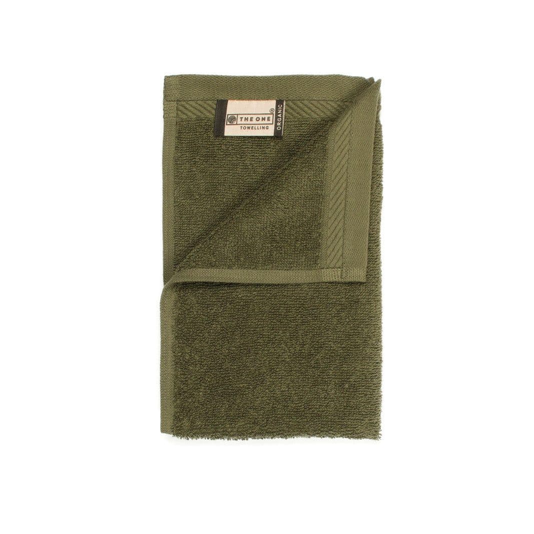 ORGANIC GUEST TOWEL coloris Olive