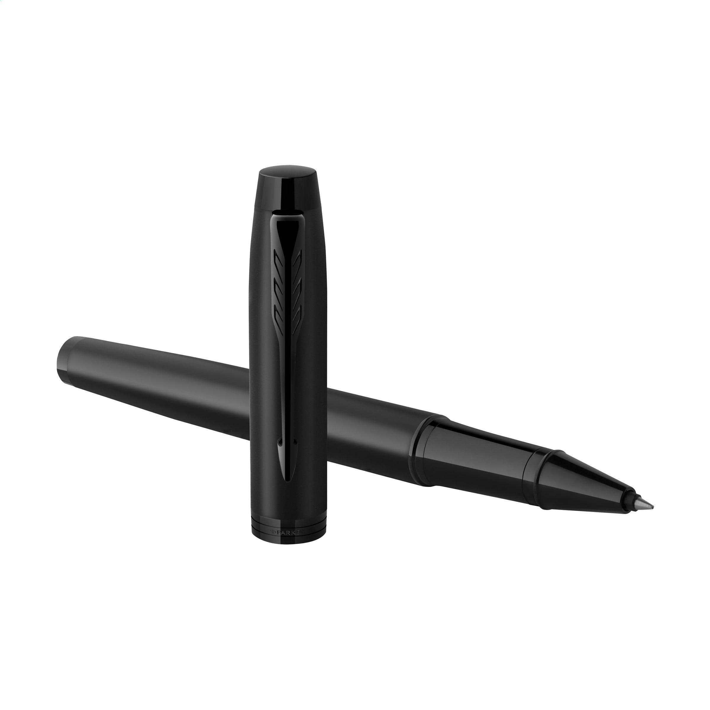 Parker IM Achromatic roller pen noir en situation