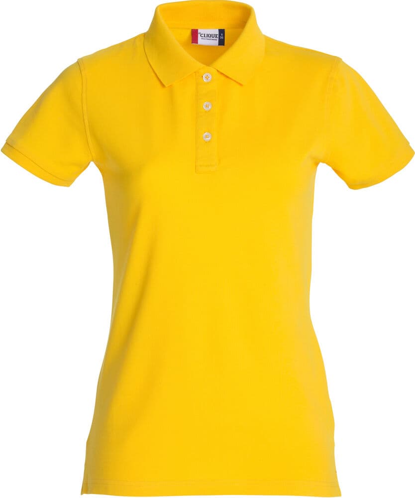 Clique Stretch Premium Polo Women coloris Citron