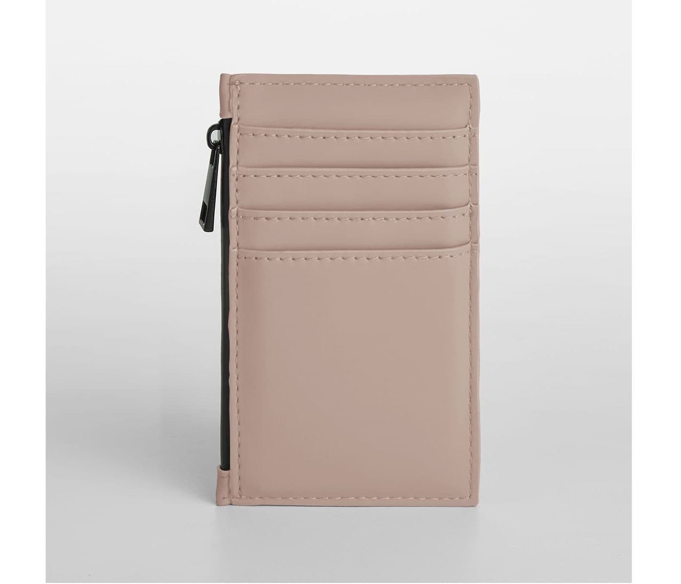 MATTE PU CARD HOLDER coloris Rose nude
