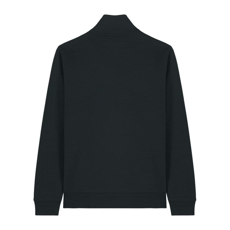 Trucker 2.0 unisex quarter zip sweatshirt coloris Noir