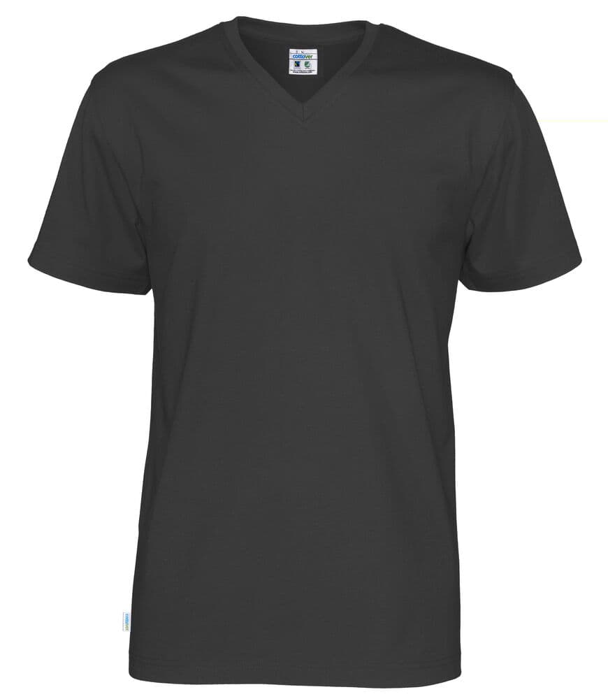 T-SHIRT COL V HOMME - CERTIFIÉ GOTS