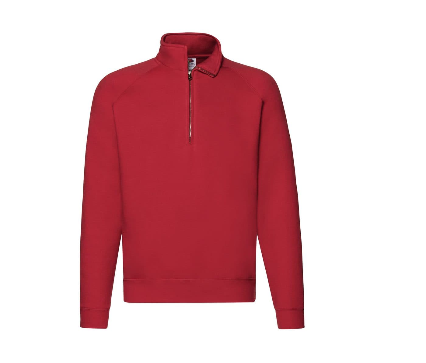 PREMIUM ZIP NECK SWEAT coloris Rouge