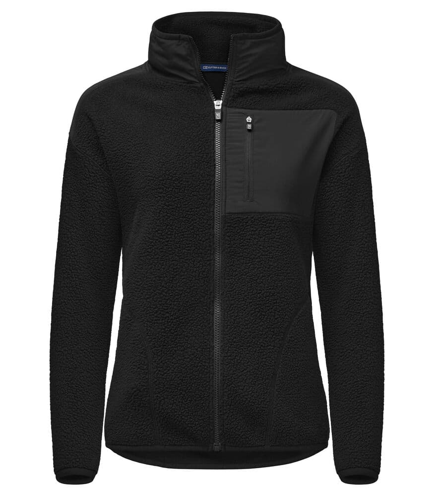 Polaire Sherpa Cutter & Buck Cascade femme coloris Noir