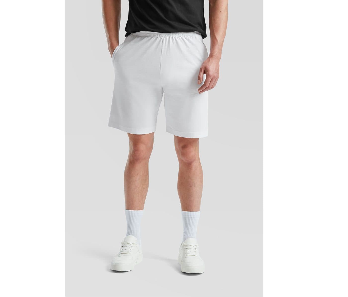 ICONIC 195 JERSEY SHORTS coloris Blanc