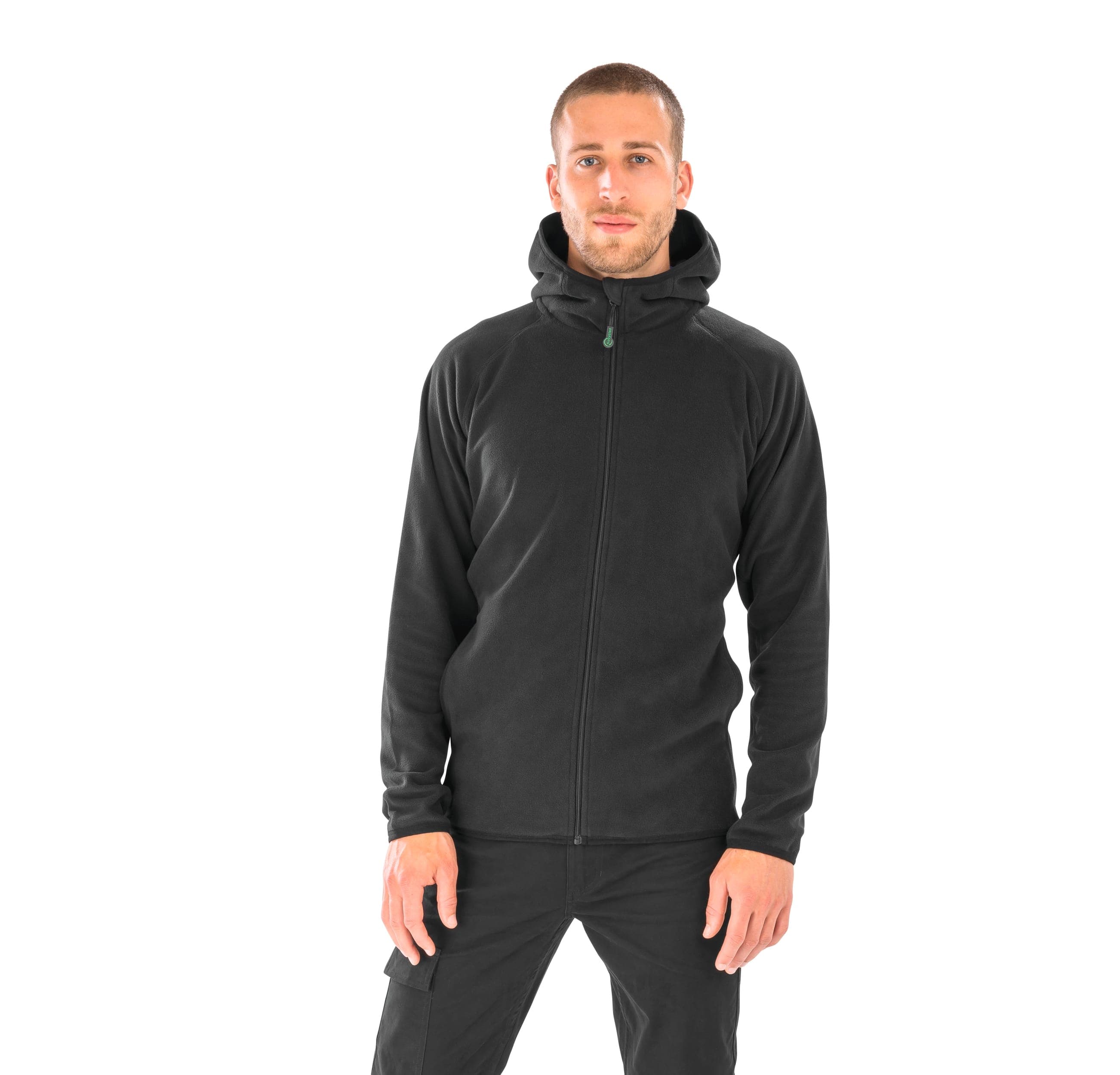 Veste à capuche en micropolaire recyclée en situation