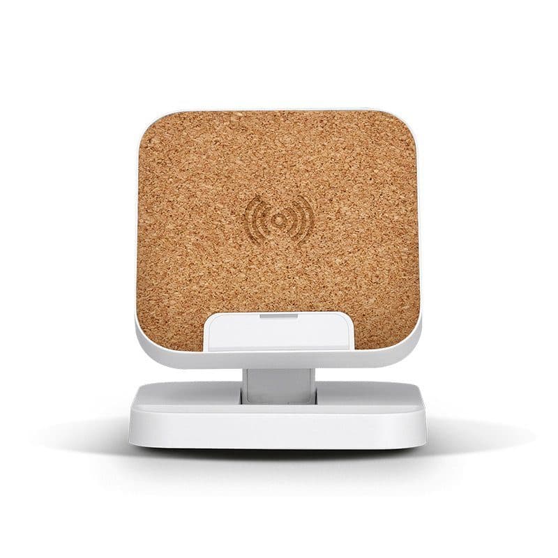 CHARGEUR PAR INDUCTION RAPIDE 10W & SUPPORT DE TELEPHONE en situation