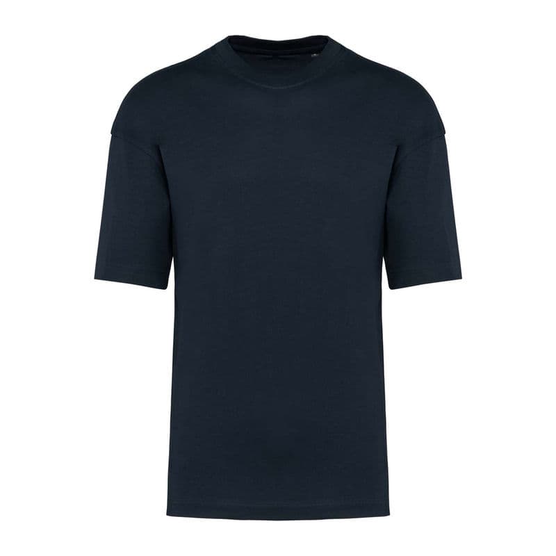 Oversized Short Sleeve Unisex T-Shirt coloris Marine
