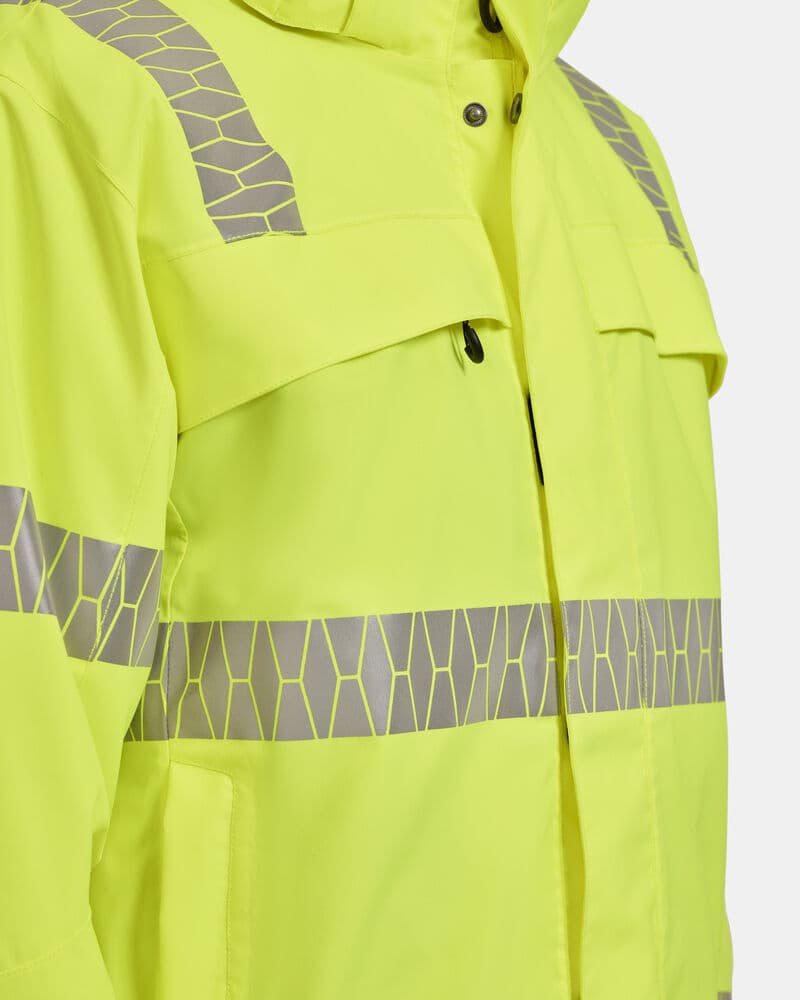 Jobman 1235 Winter Jacket Hi-Vis en situation