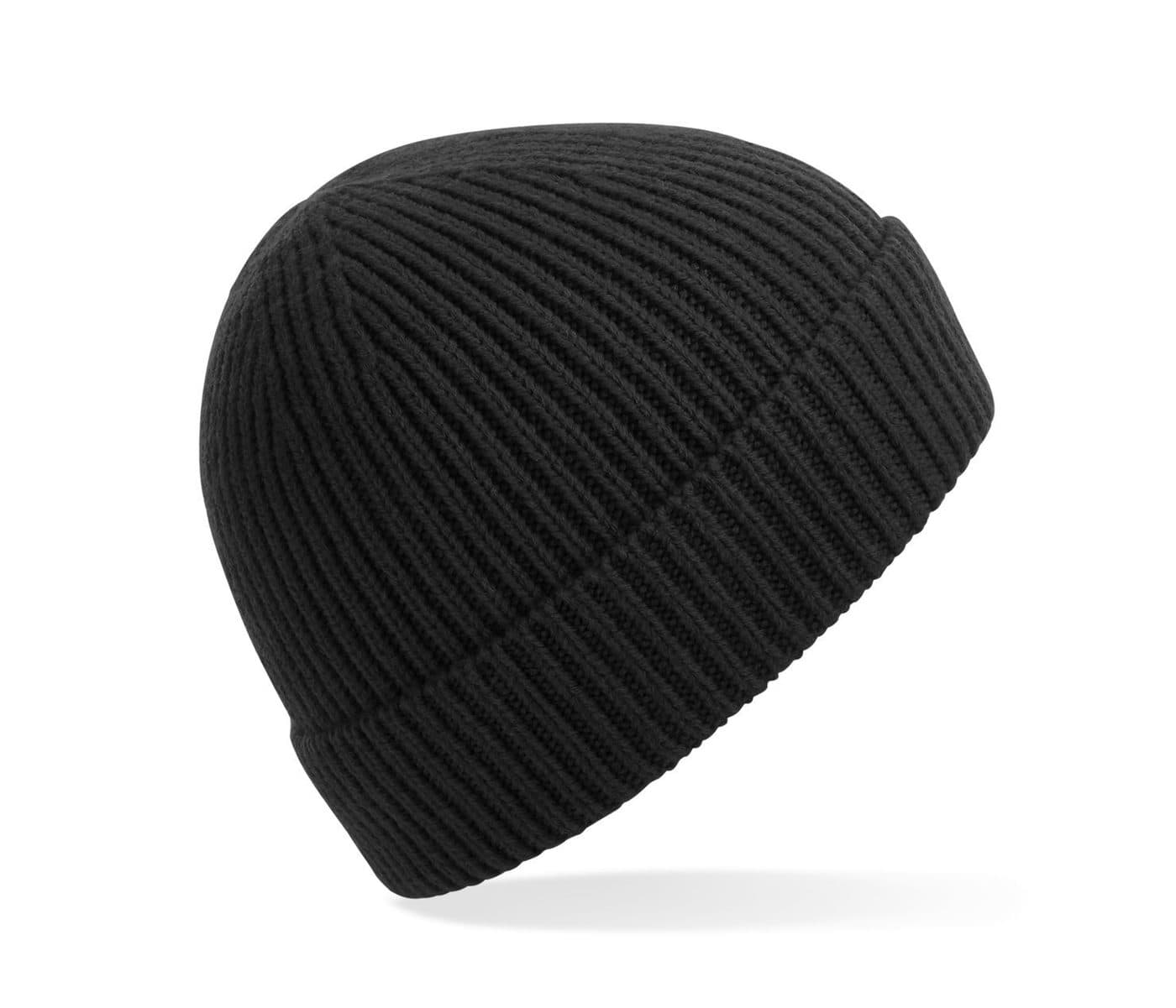 ENGINEERED KNIT RIBBED BEANIE coloris Noir