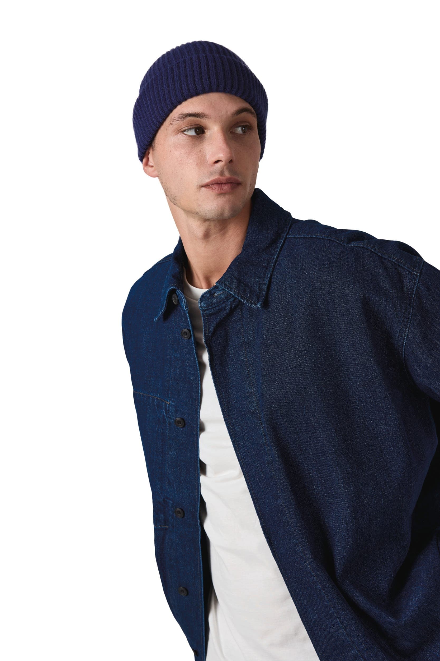 Bonnet en maille avec revers - K-up Gold Label en situation