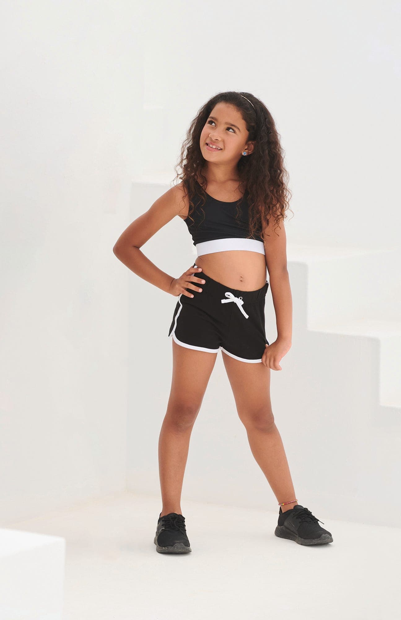 Short enfant Rétro en situation