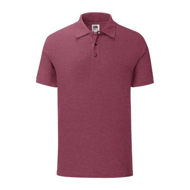 ICONIC POLO coloris Bordeaux chiné