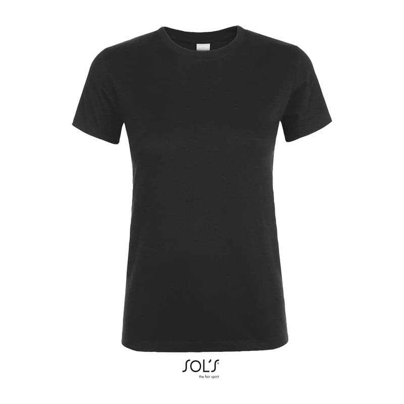 SOL'S REGENT WOMEN - ROUND COLLAR T-SHIRT coloris Gris foncé