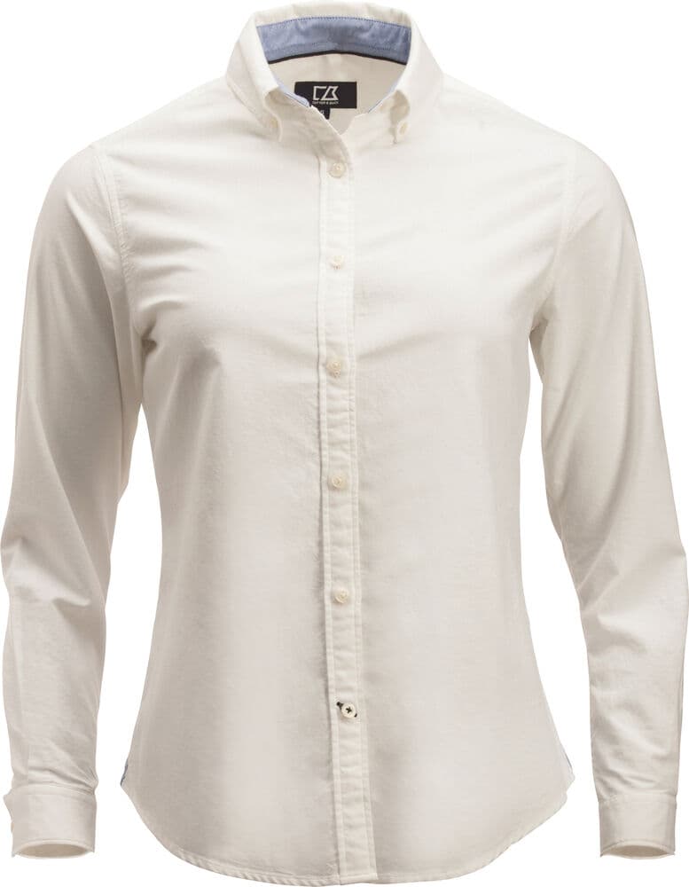 Chemise Oxford Cutter & Buck Belfair femme coloris Blanc
