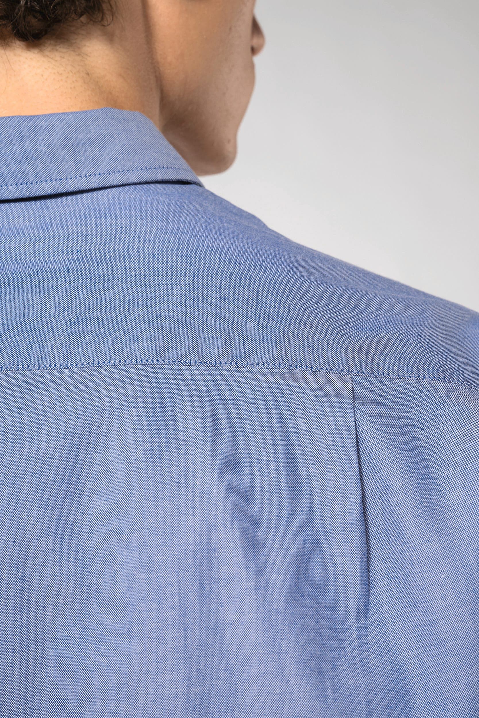 Chemise Oxford manches longues en situation