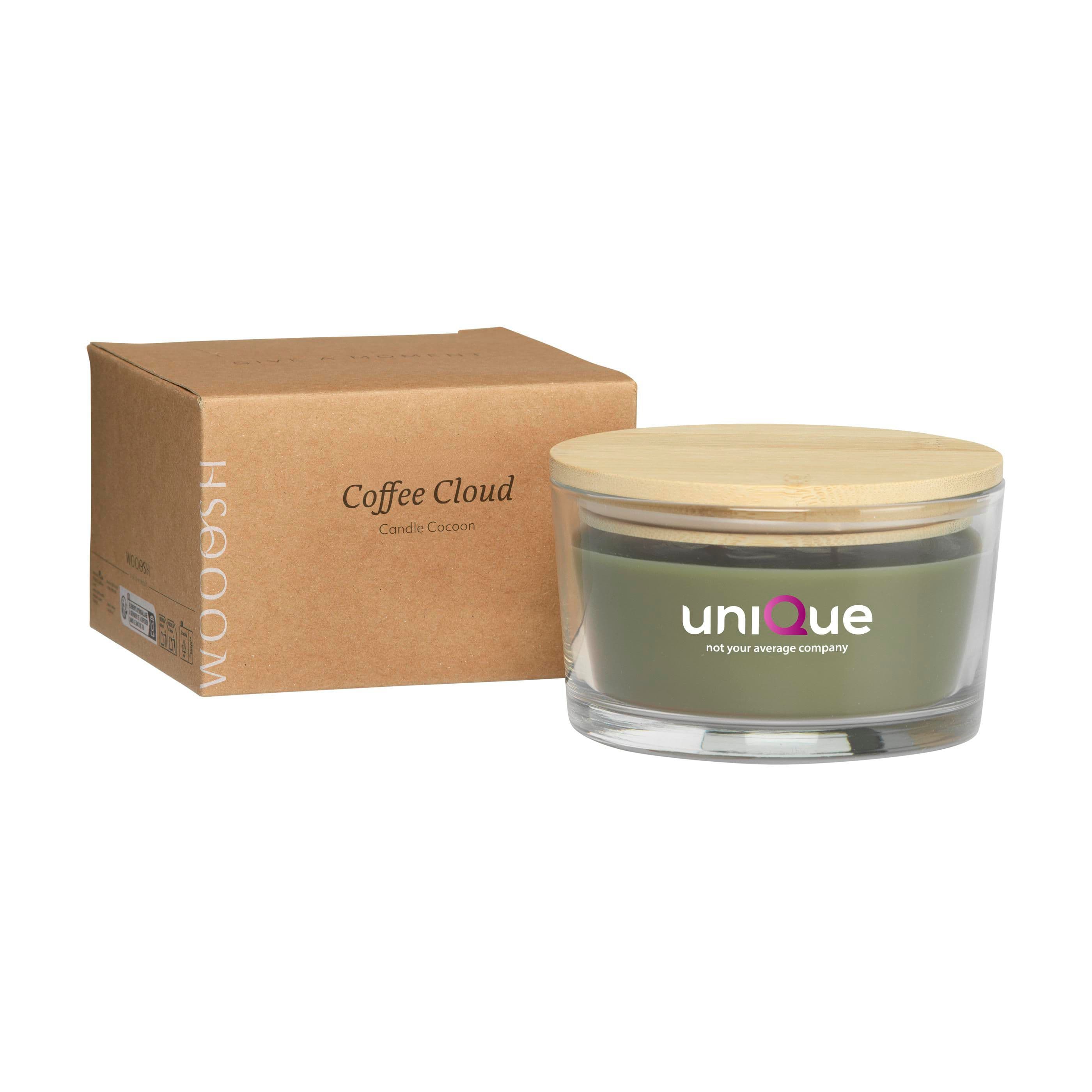 Bougie parfumée Wooosh Candle Cocoon en situation