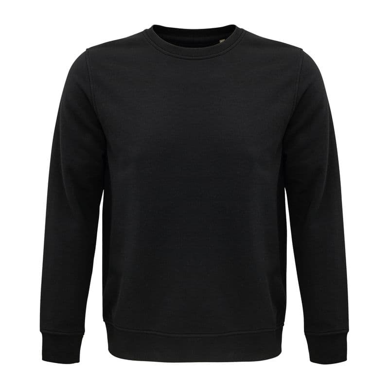 Sol'S Comet - Unisex Round-Neck Sweatshirt coloris Noir