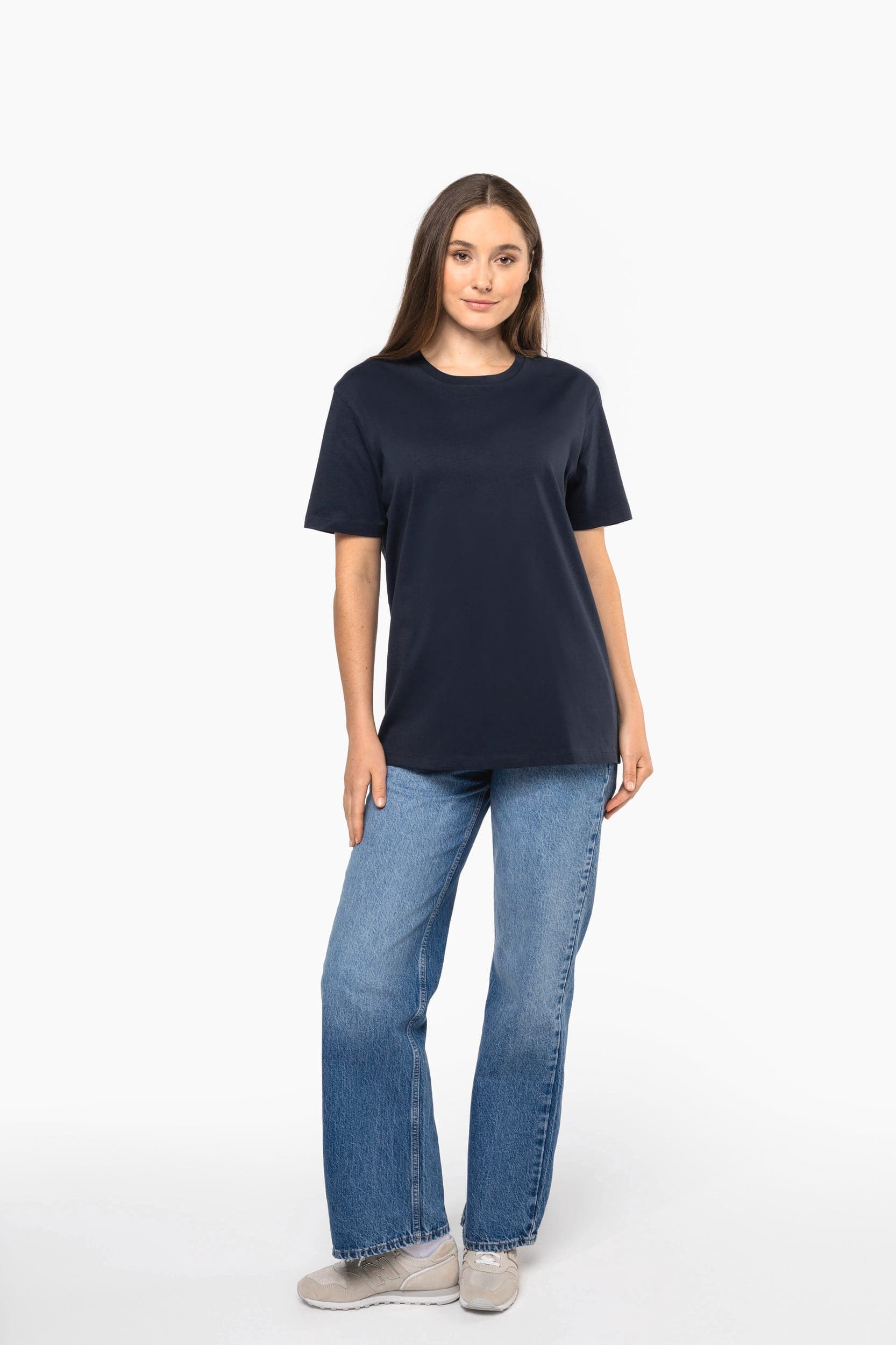 T-shirt manches courtes col rond unisexe en situation