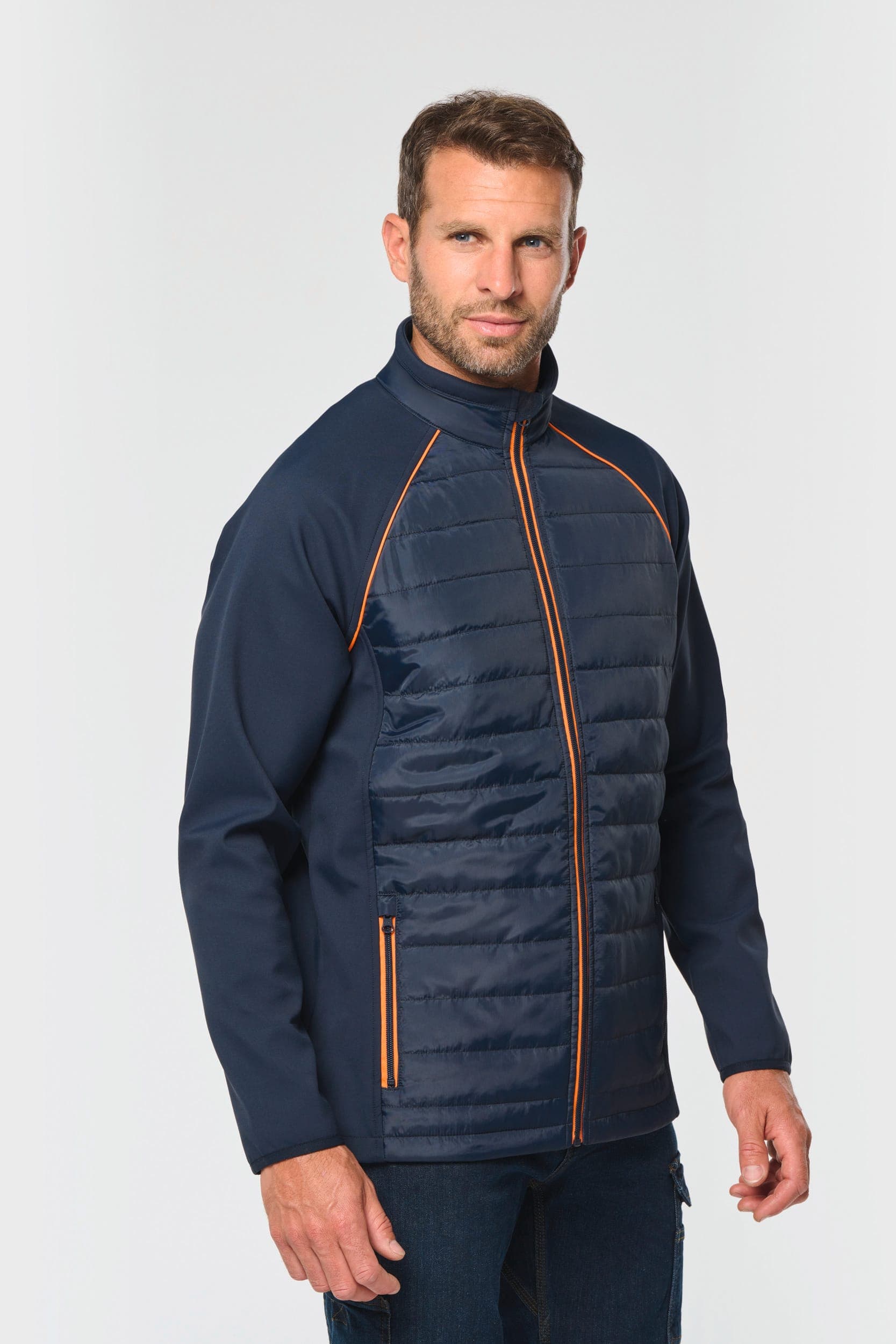 Veste Day To Day bi-matière unisexe en situation