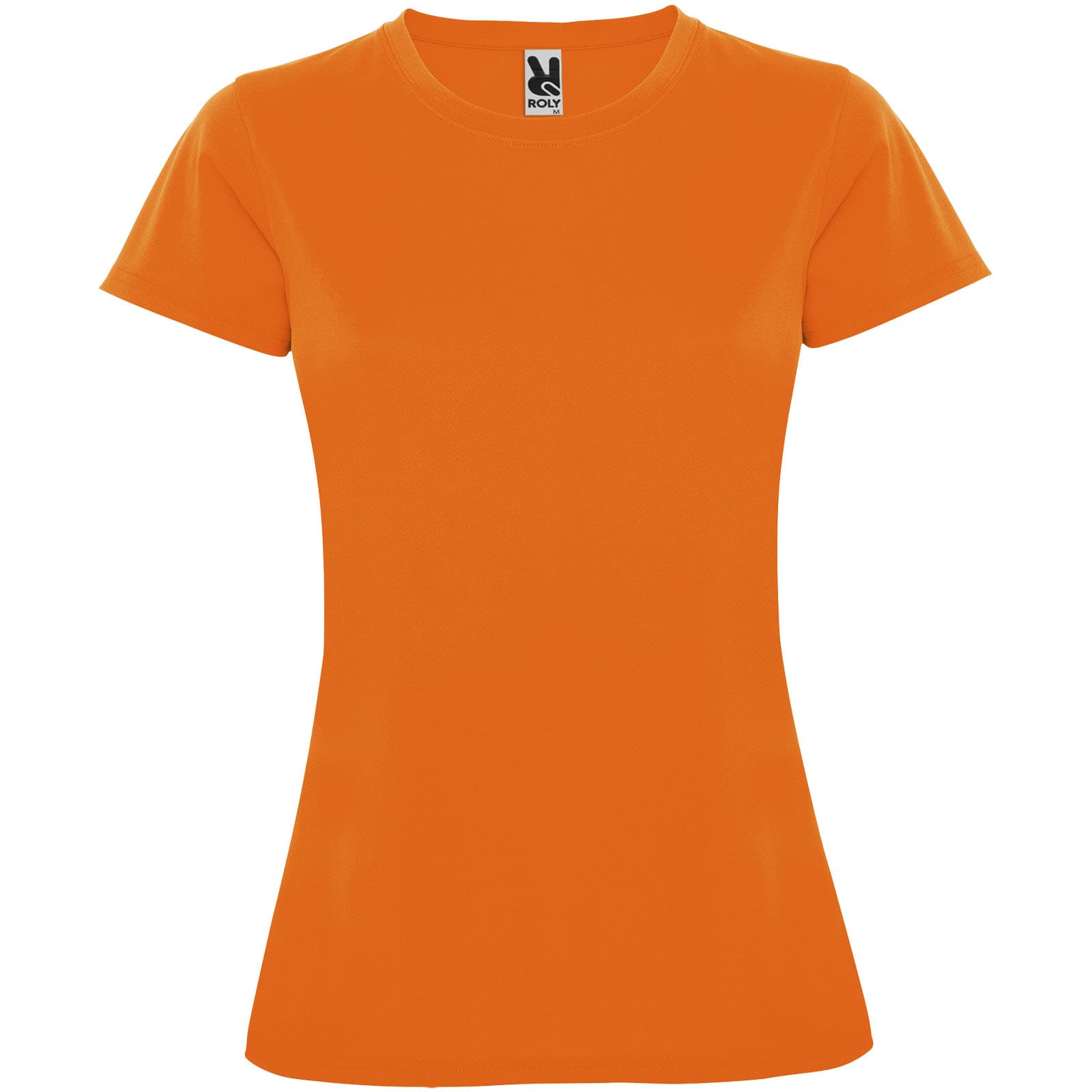 T-shirt de sport de 150 g/m² Montecarlo à manches courtes pour femme coloris Orange fluo